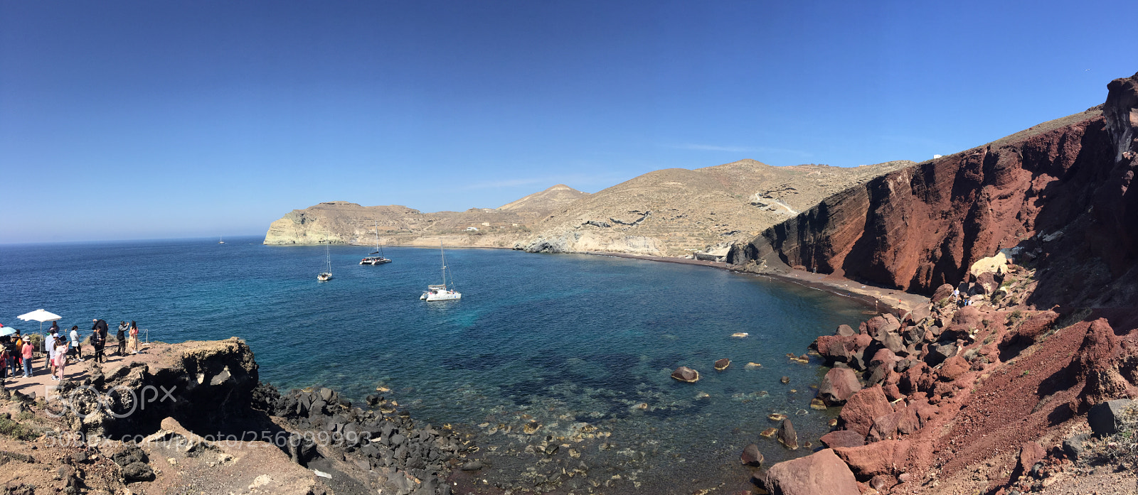 Apple iPhone 6 sample photo. Red beach, akrotiri photography