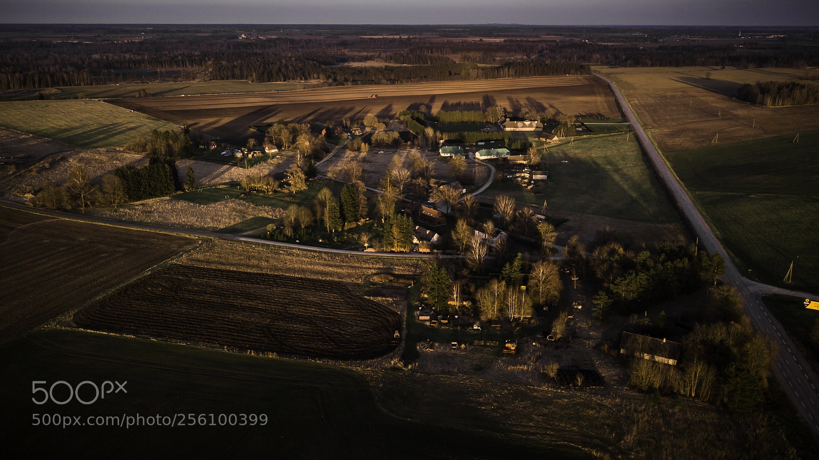 DJI FC220 sample photo. Village near väike-maarja photography