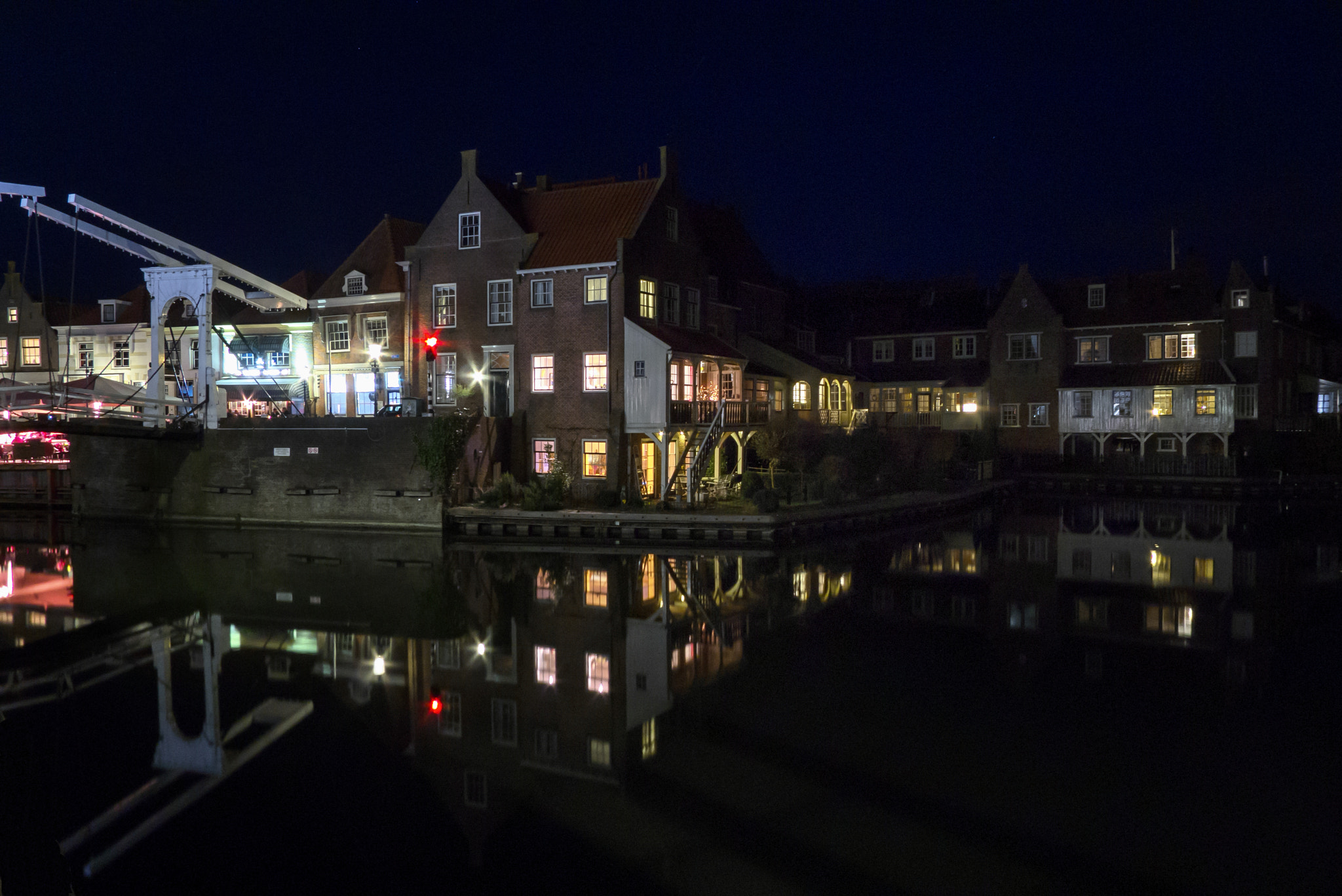 Panasonic Lumix DMC-LX5 sample photo. Enkhuizen at night photography