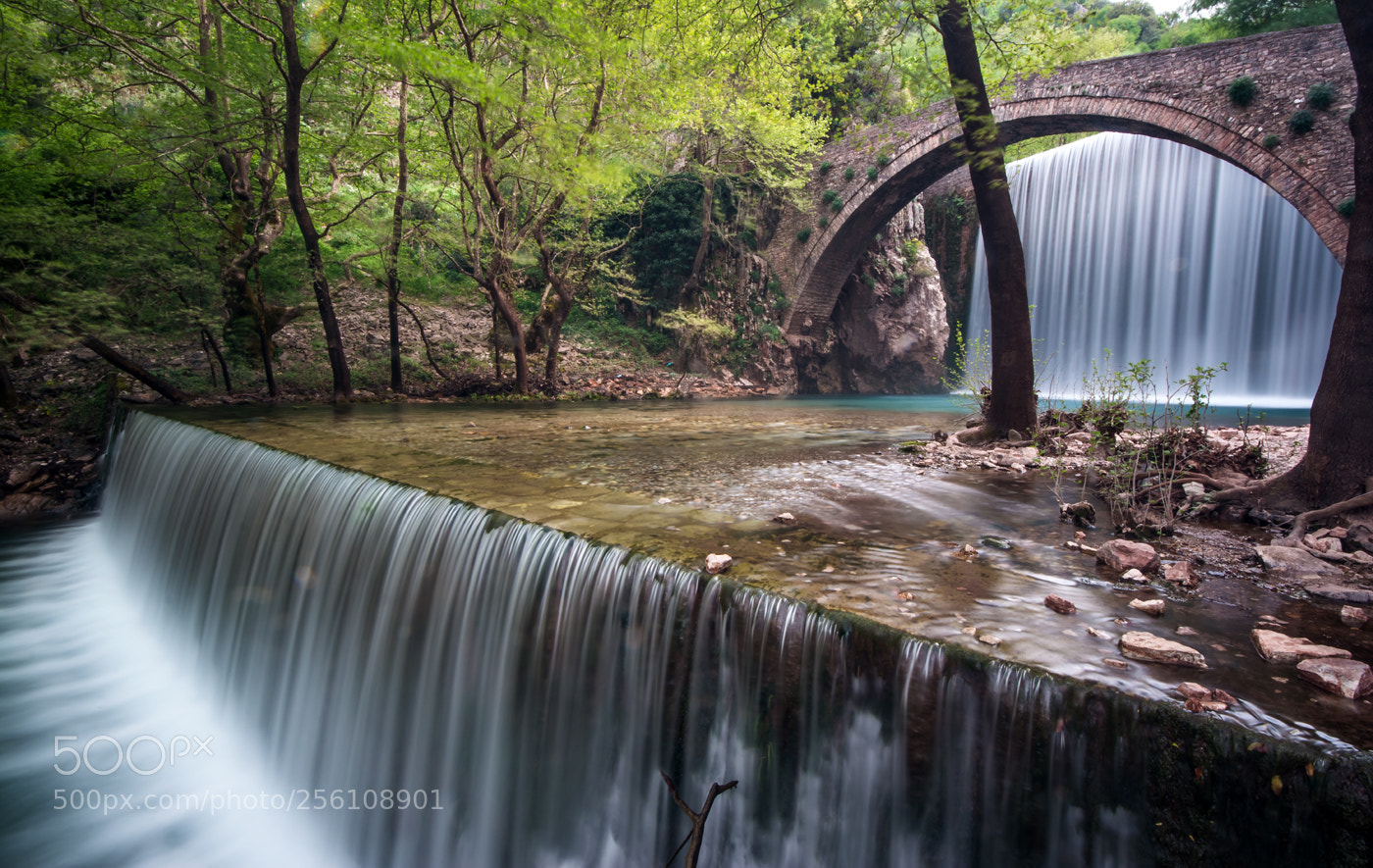 Nikon D5200 sample photo. Paleokaria waterfall photography