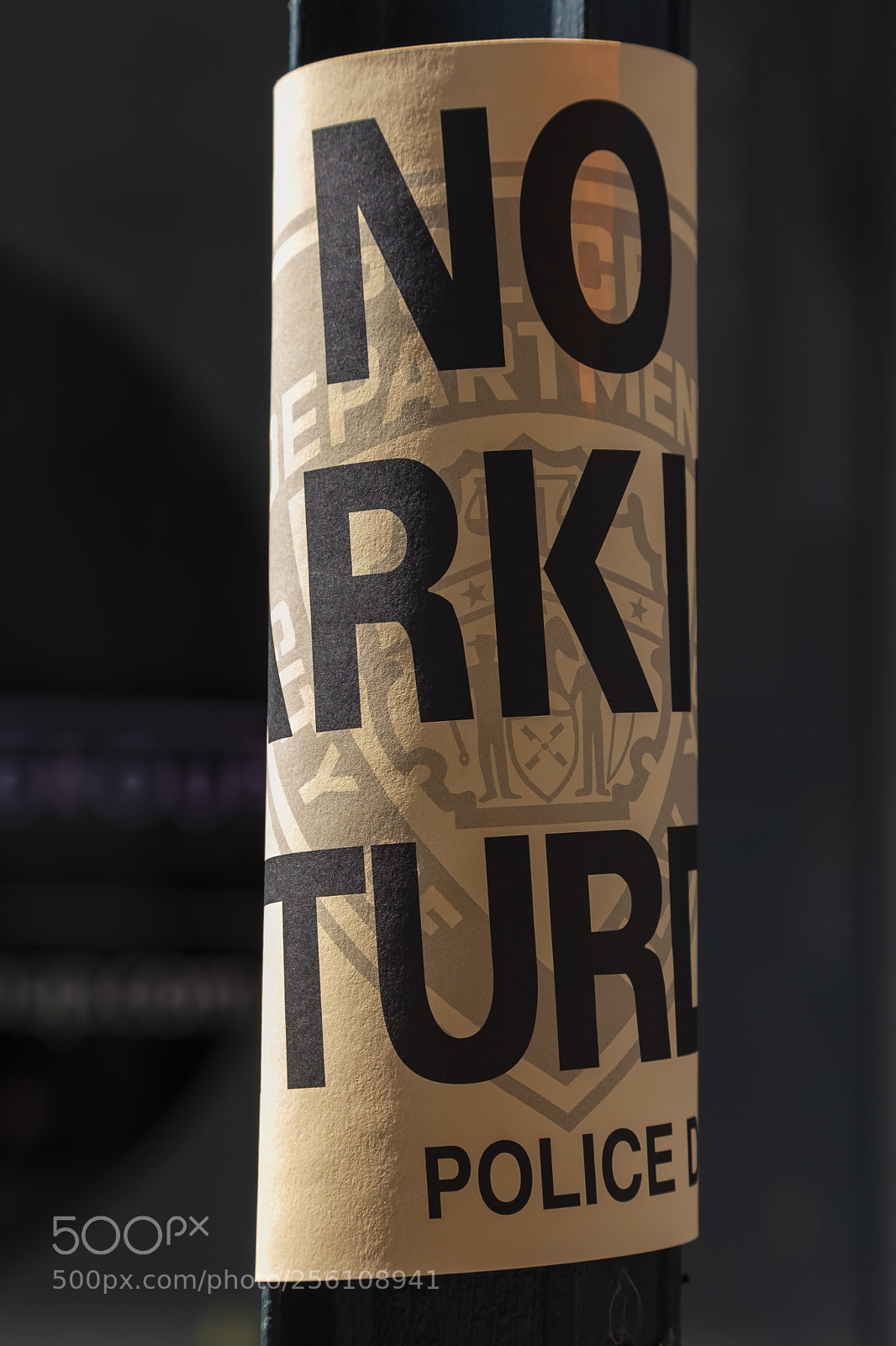 Canon EOS 5D Mark II sample photo. No parking sign photography