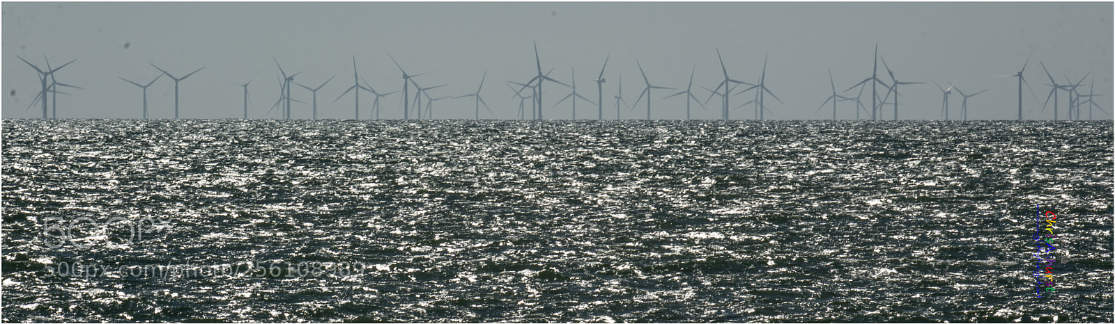 Nikon D7100 sample photo. Rampion windfarm - in photography