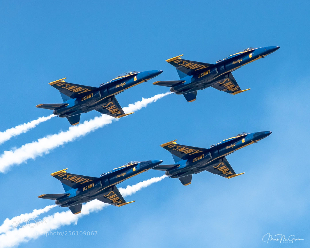 Nikon D5500 sample photo. Blue angels in formation photography