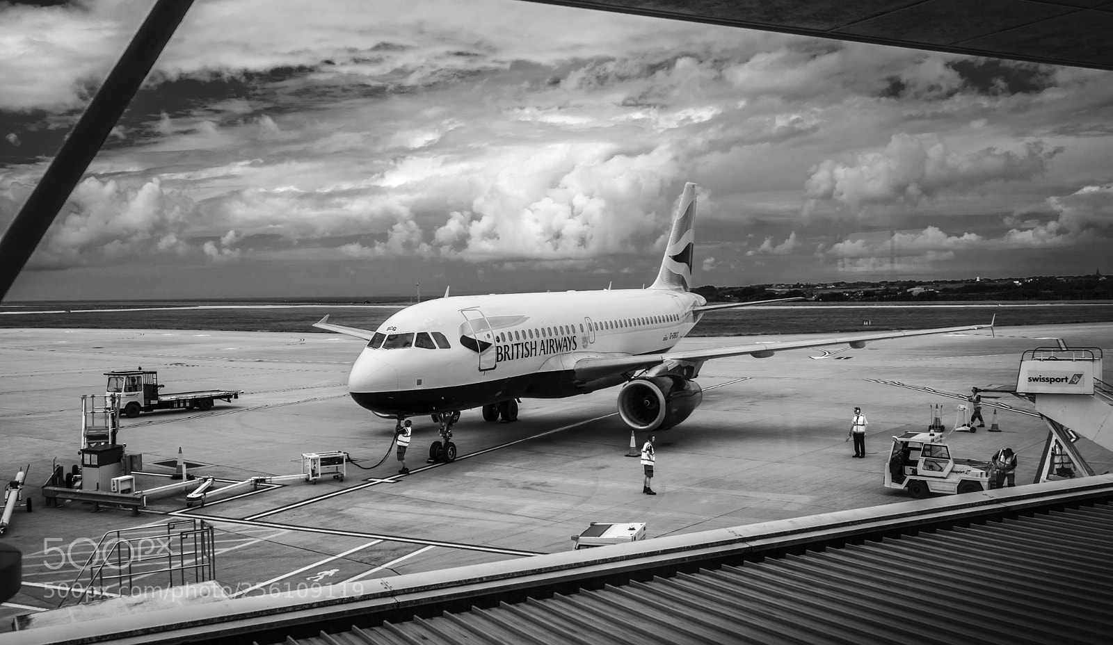 Sony a7 sample photo. Jersey airport photography