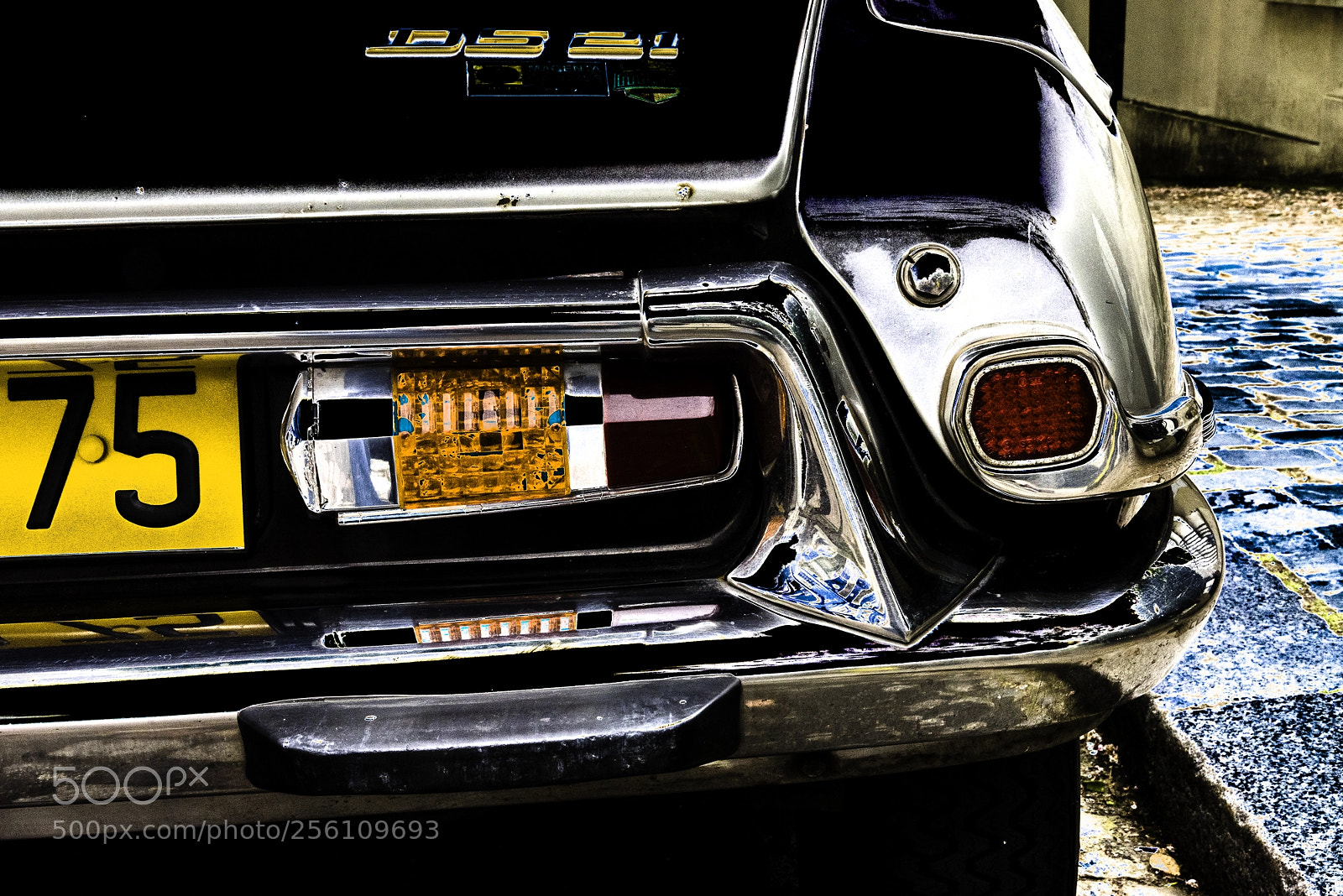 Nikon D750 sample photo. Citroen ds 21 pallas rear photography