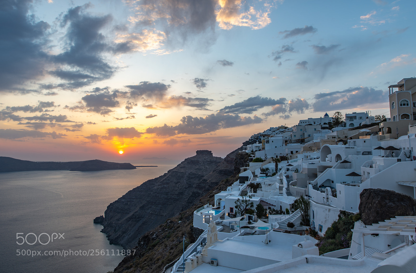 Nikon D850 sample photo. Last night in santorini photography