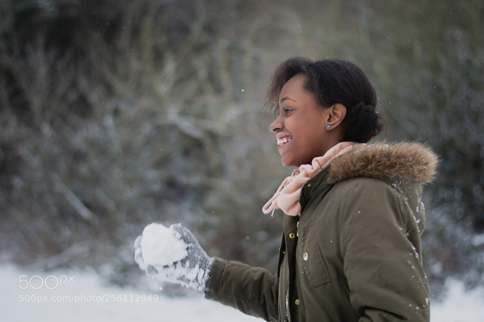 Nikon D3200 sample photo. Snow day photography