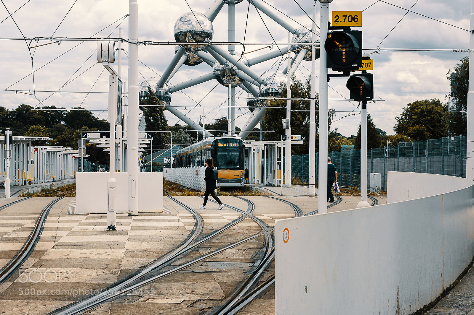 Nikon D7200 sample photo. Brussels tramstation photography