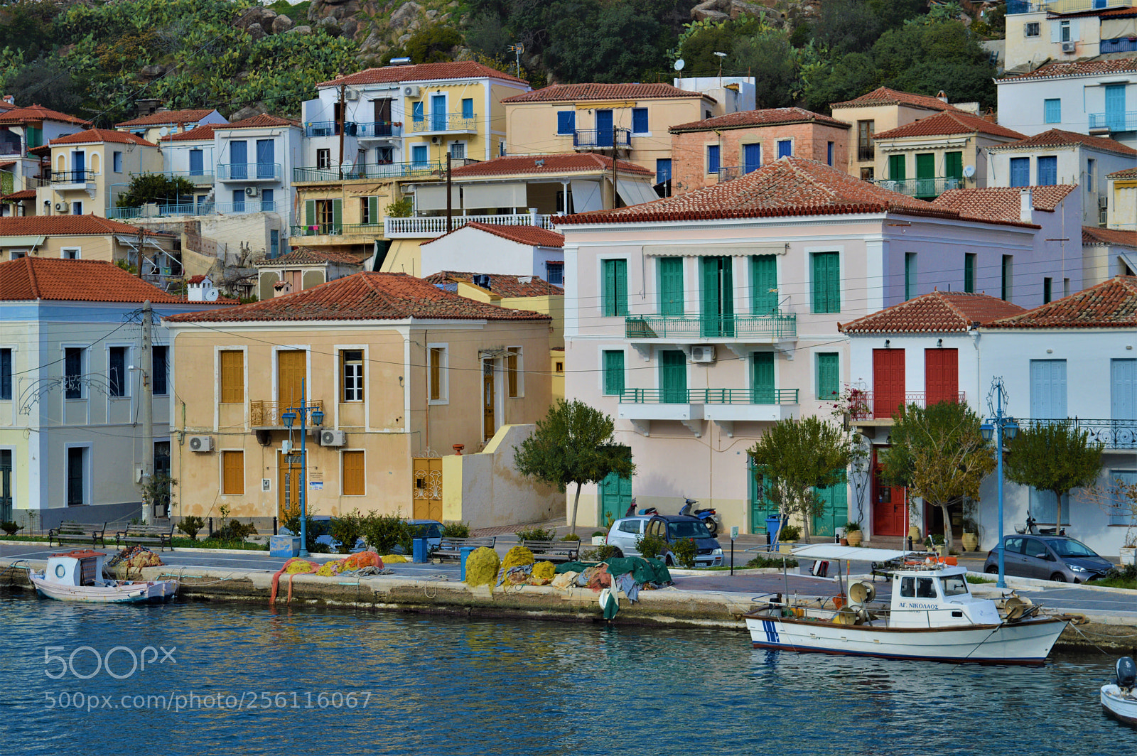 Nikon D3200 sample photo. Poros houses photography