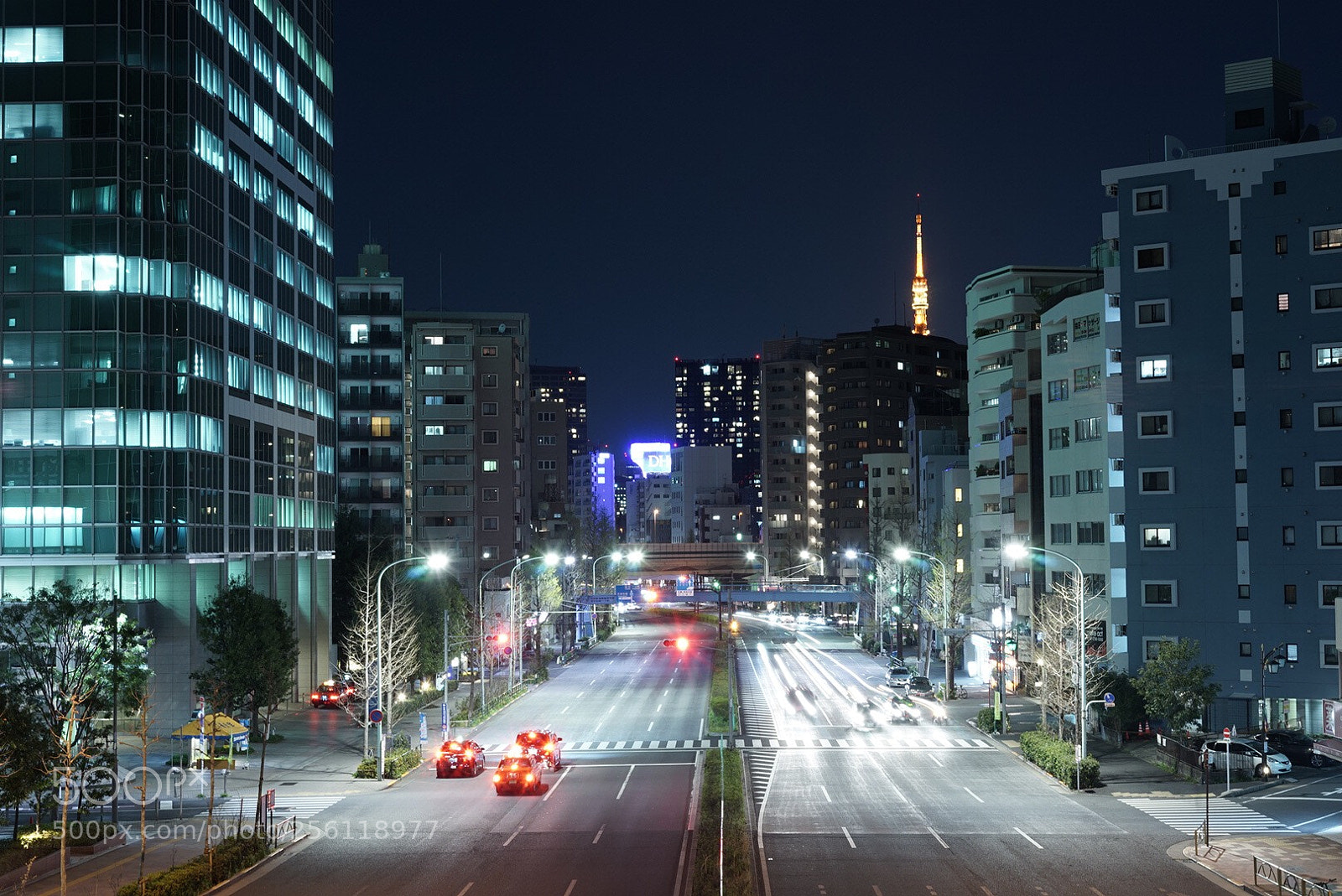Sony a7 sample photo. Night city photography
