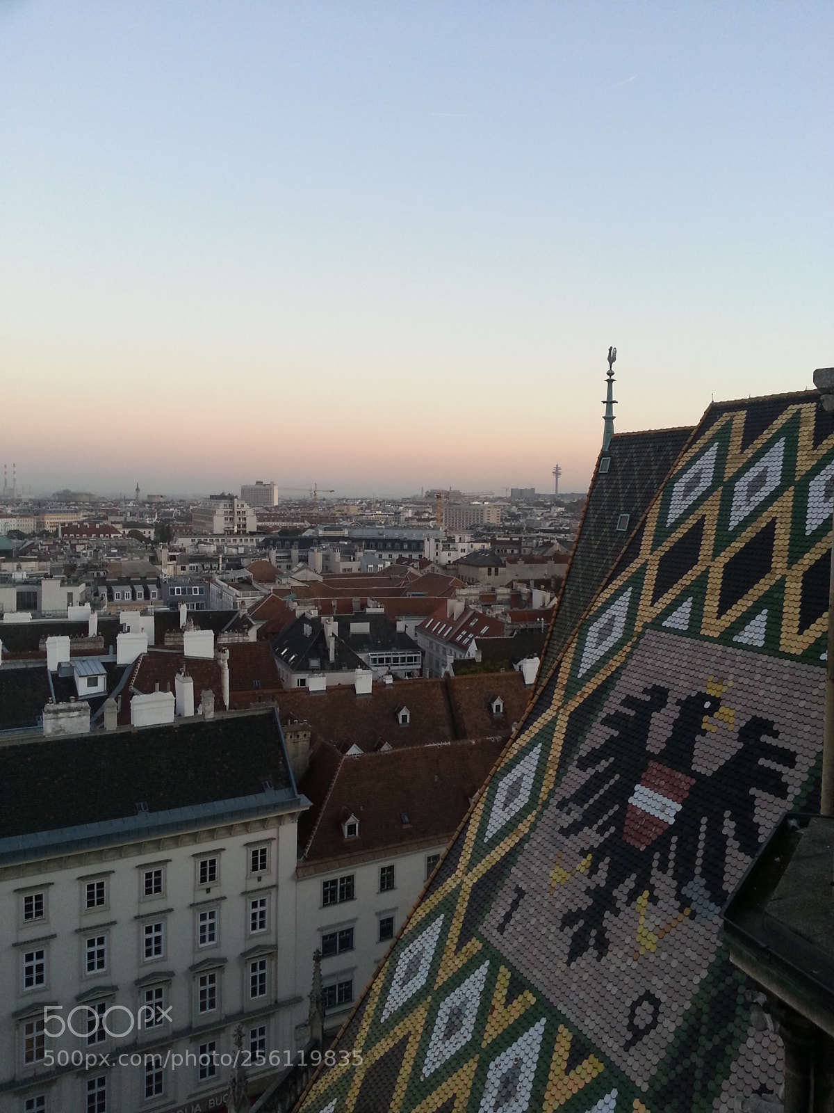 Samsung Galaxy S3 sample photo. Sunset in vienna photography