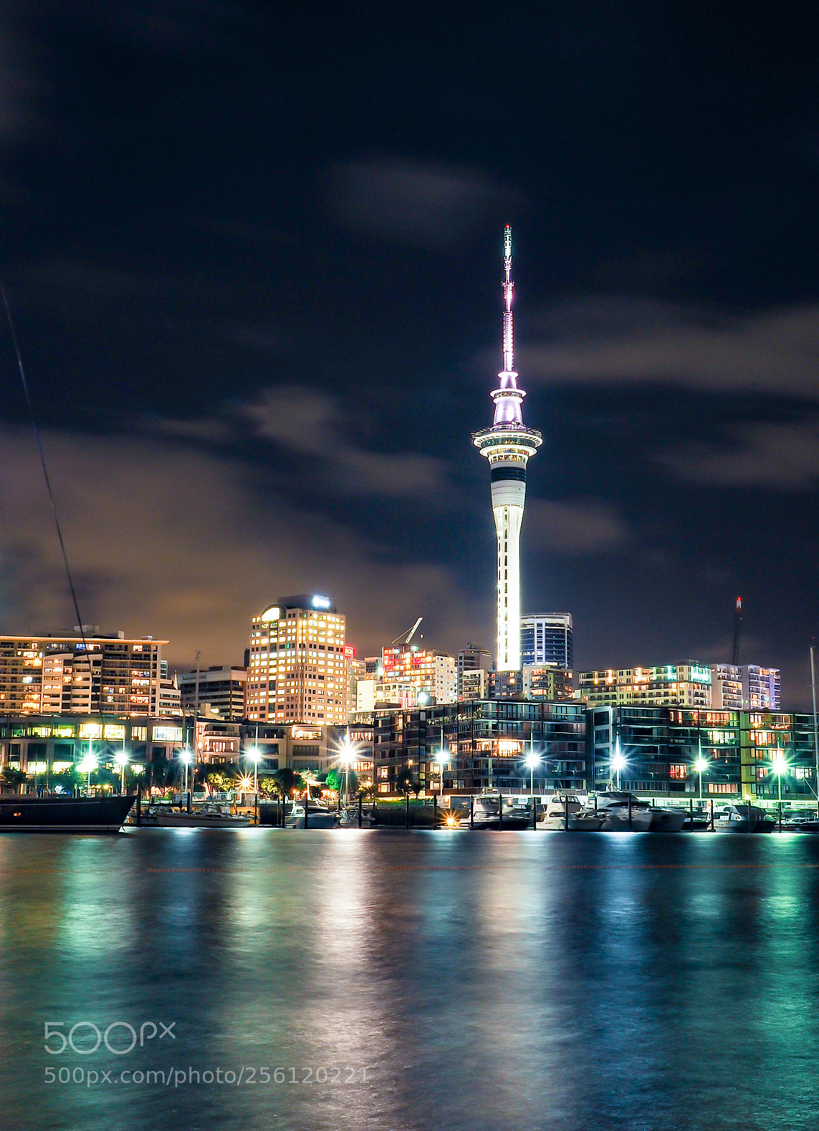 Olympus OM-D E-M10 II sample photo. Auckland skyline photography