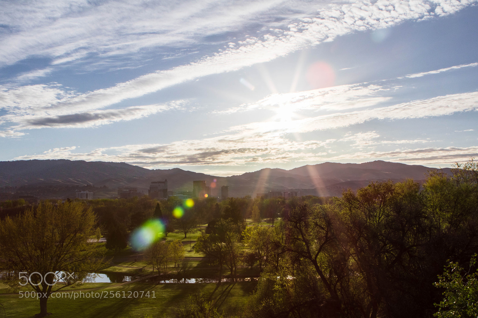Canon EOS 750D (EOS Rebel T6i / EOS Kiss X8i) sample photo. Bright boise bench photography