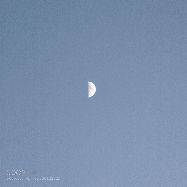 Canon EOS 500D (EOS Rebel T1i / EOS Kiss X3) sample photo. Moon photography