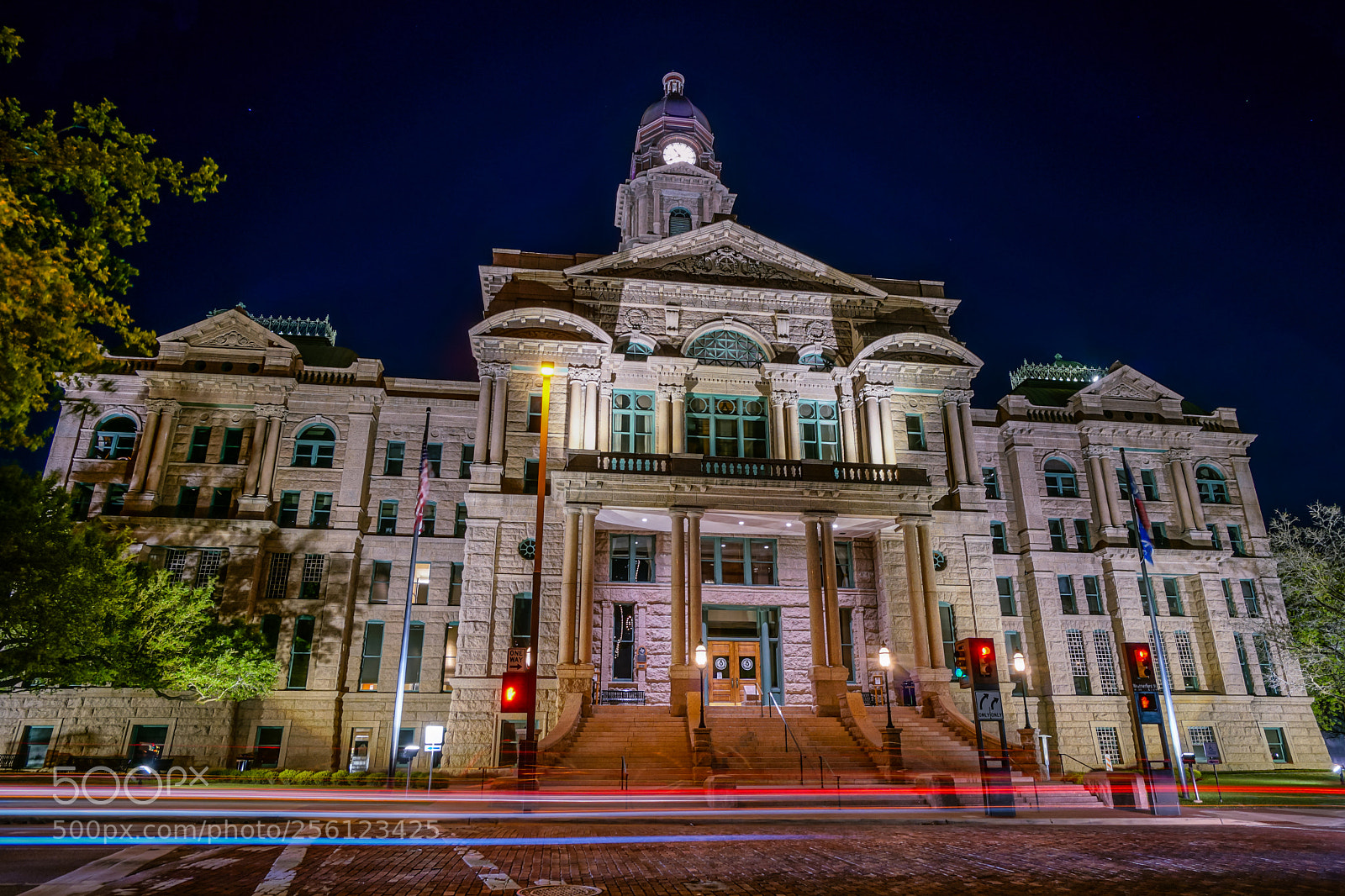 Sony a6500 sample photo. Fort worth after dark photography