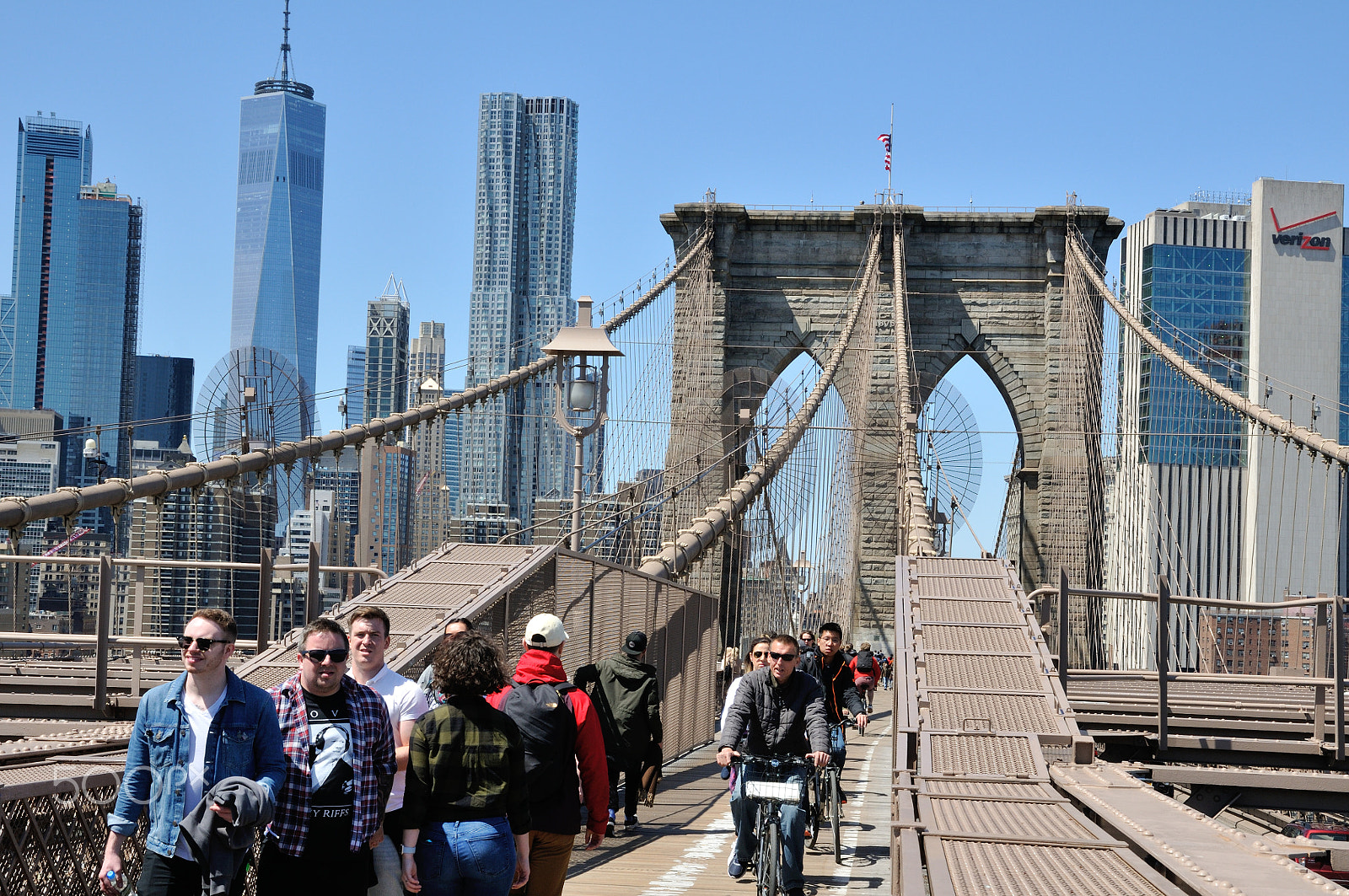 Nikon D300S sample photo. Brooklyn bridge photography