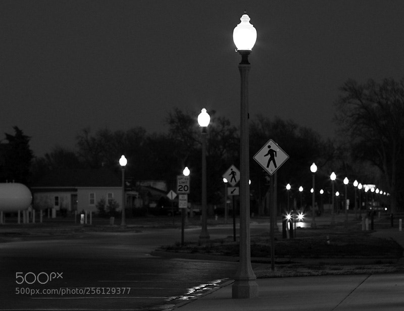 Pentax K-70 sample photo. Streetlamps at twilight (apr 2018) photography