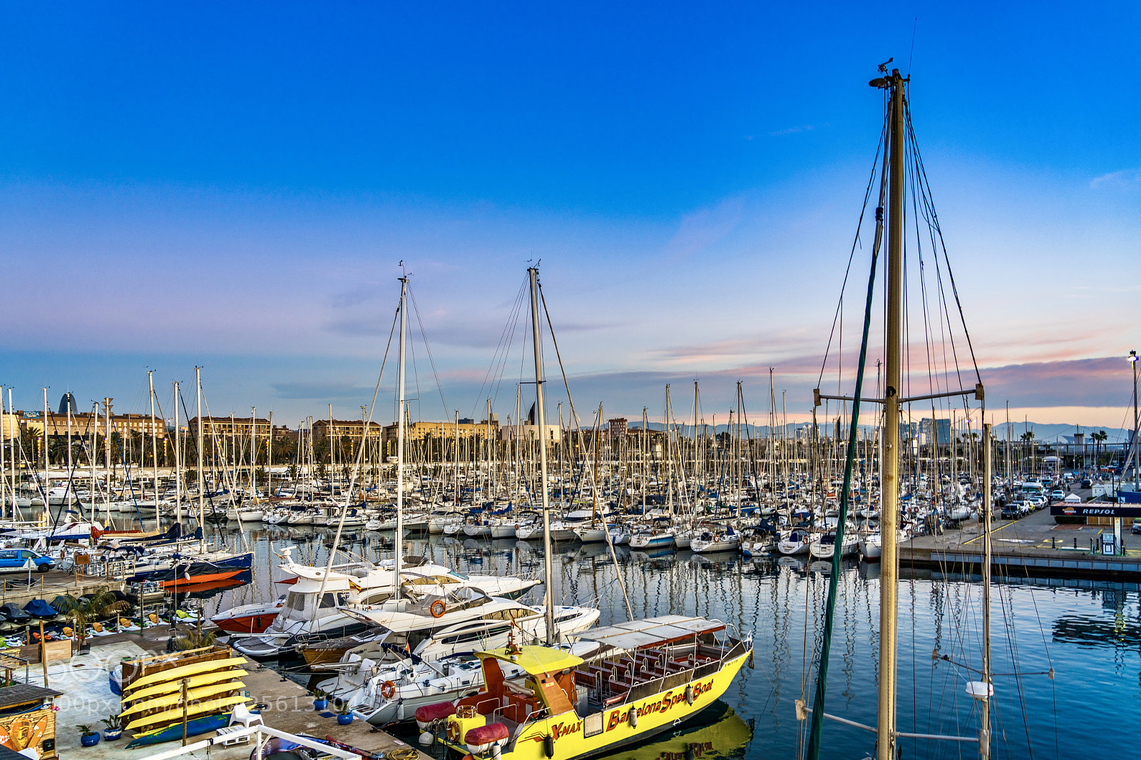 Sony a7R III sample photo. The harbour of barcelona photography