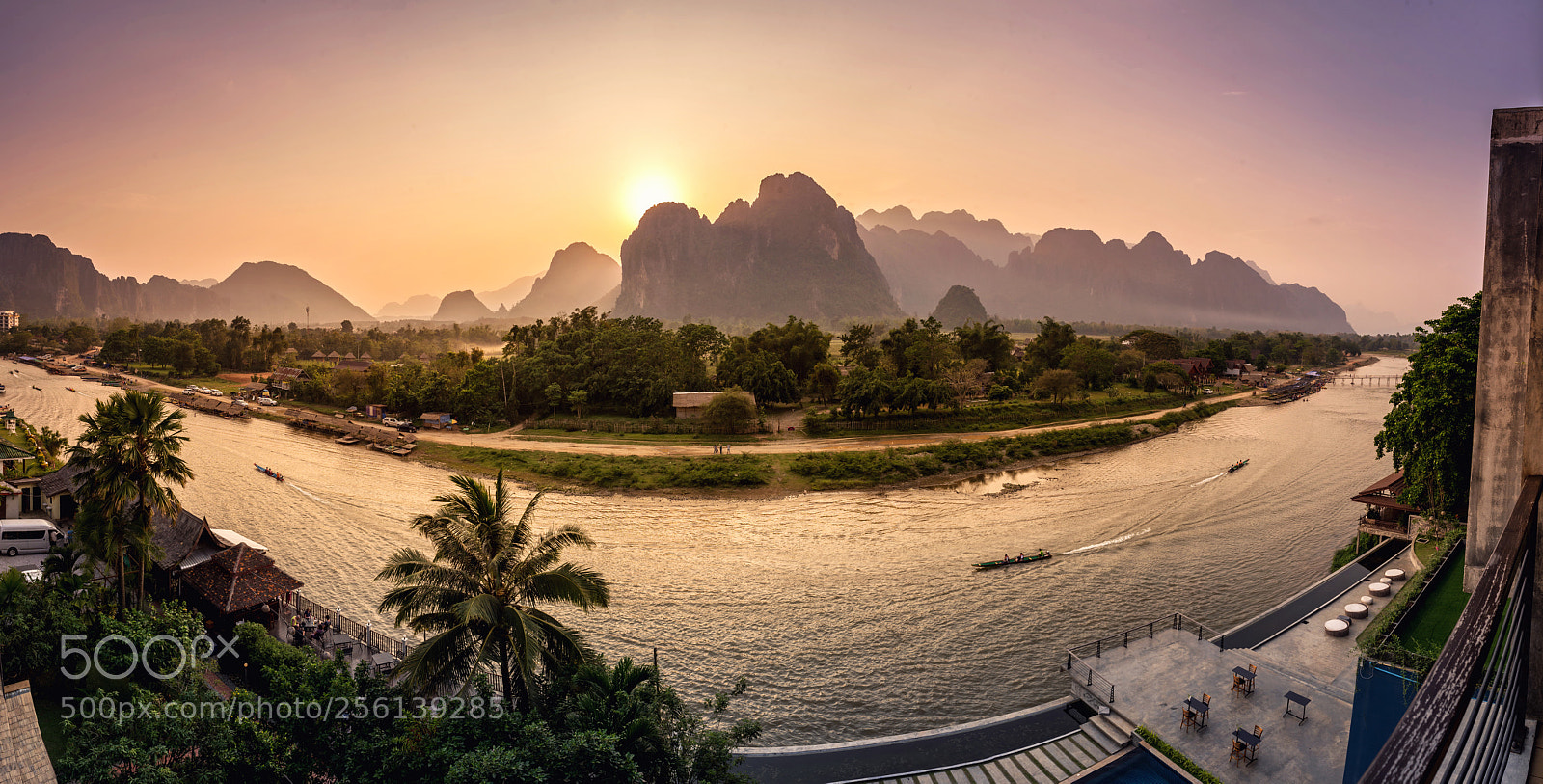 Nikon D600 sample photo. Panorama of beautiful laos photography