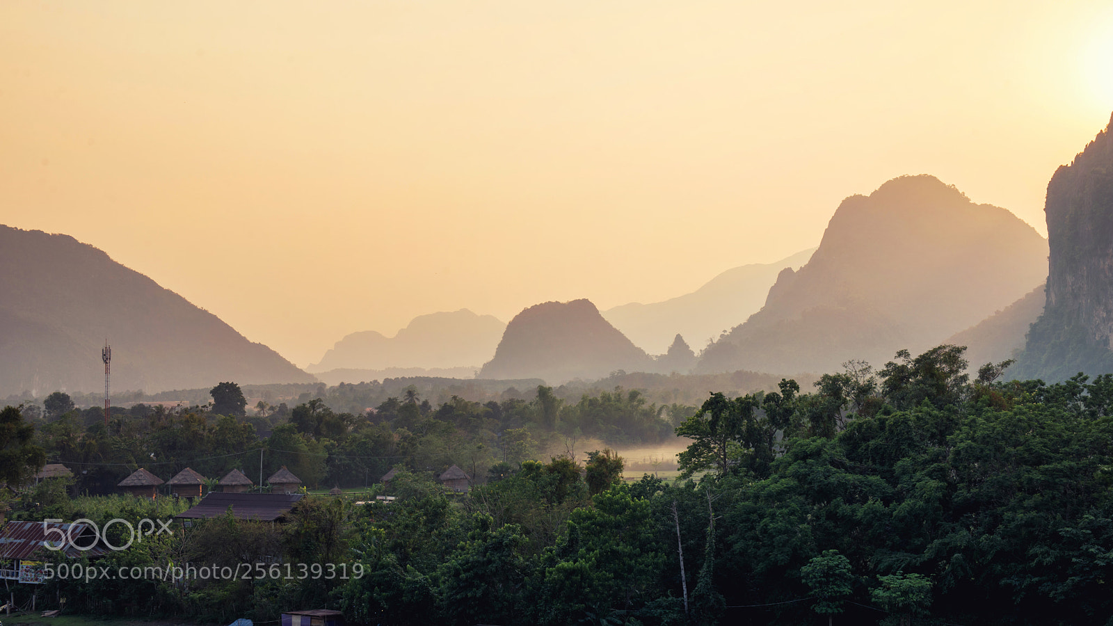 Nikon D600 sample photo. Panorama of beautiful laos photography