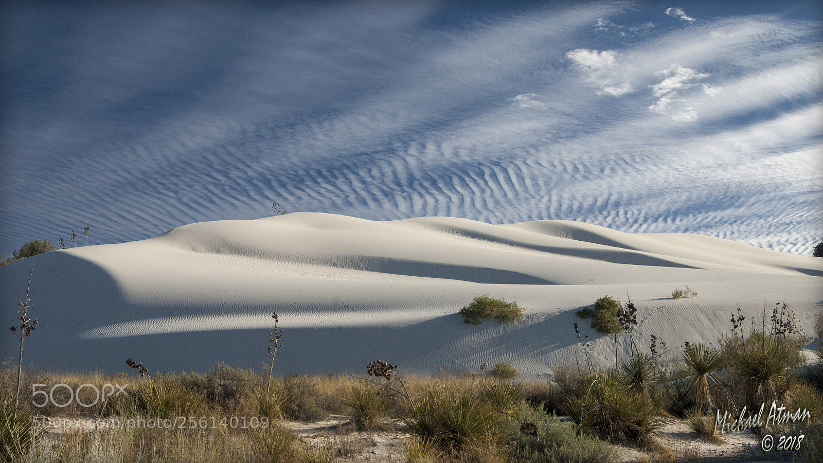 Nikon D200 sample photo. White sands early shadows photography