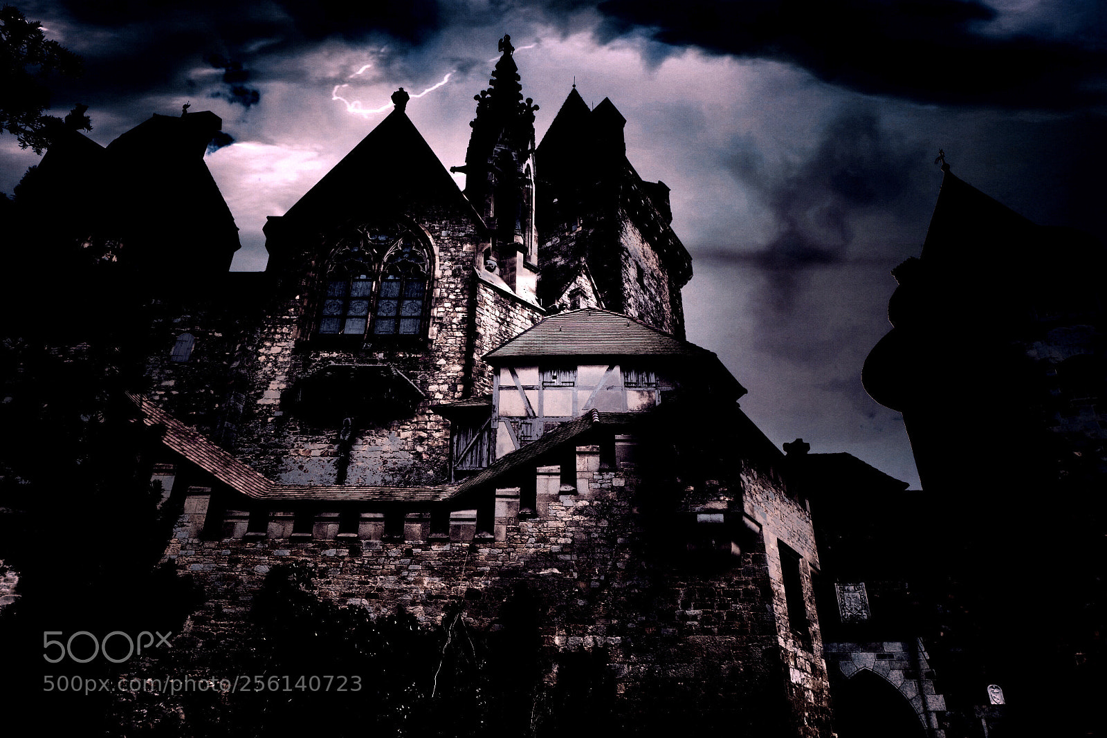 Fujifilm X-M1 sample photo. Dark castle photography