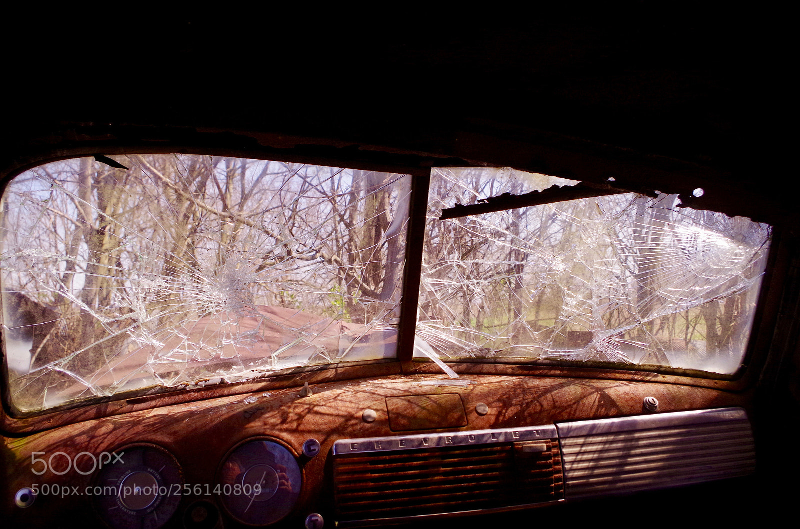 Pentax K-50 sample photo. Abandoned truck in indiana photography