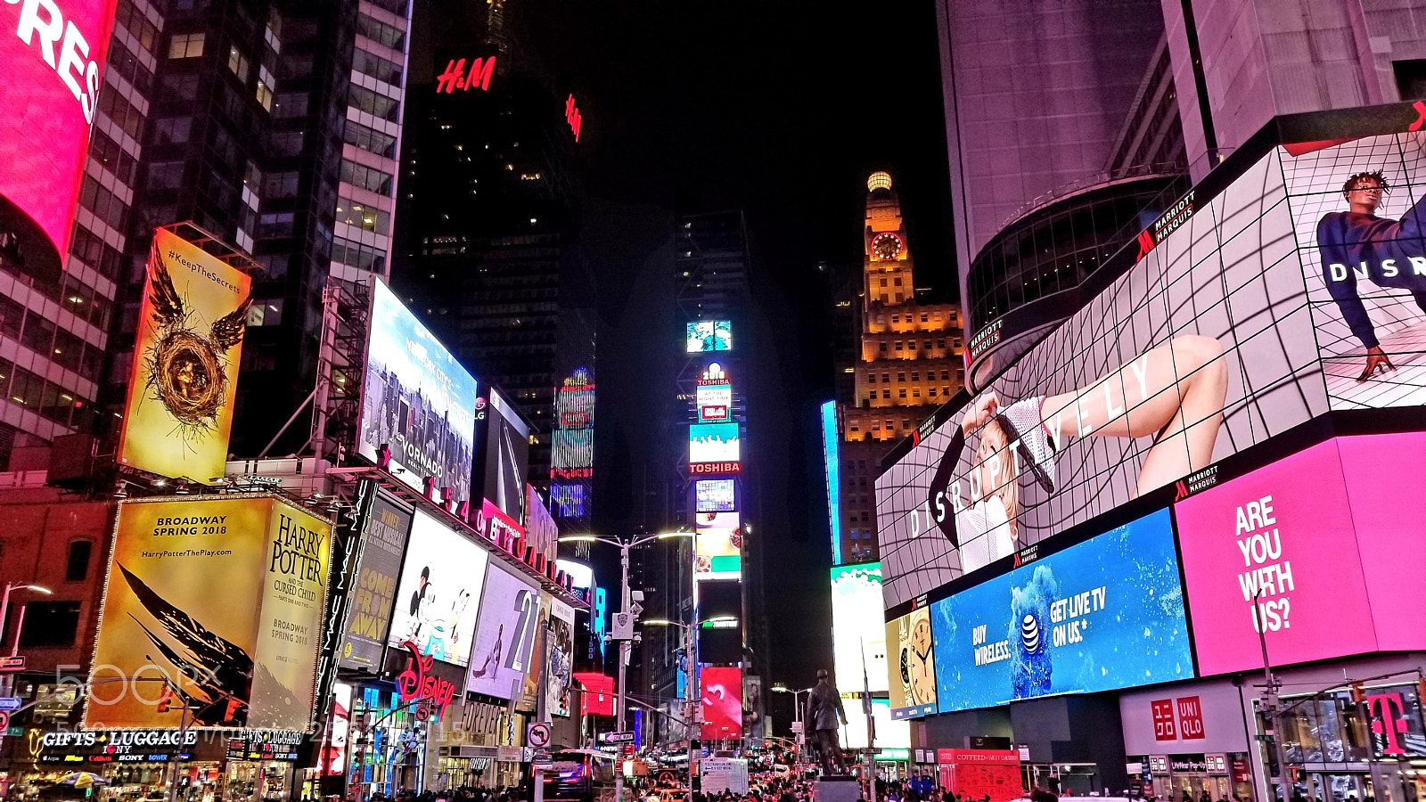 Samsung Galaxy S8 sample photo. #timessquare photography
