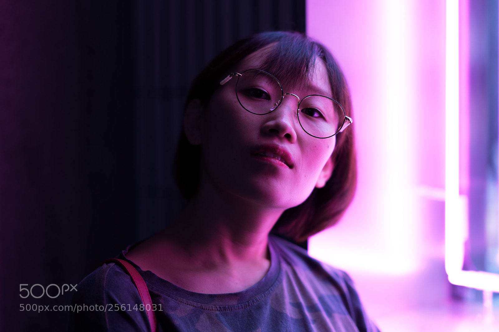 Sony a7R III sample photo. Night portrait photography