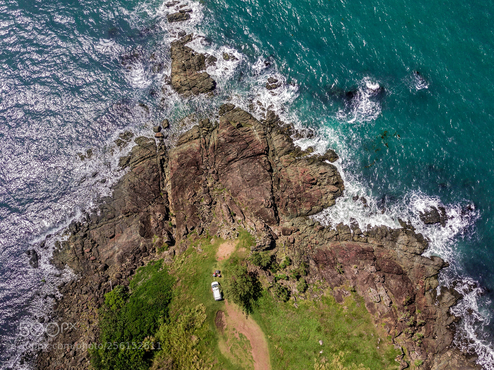 DJI FC220 sample photo. Camping in paradise photography