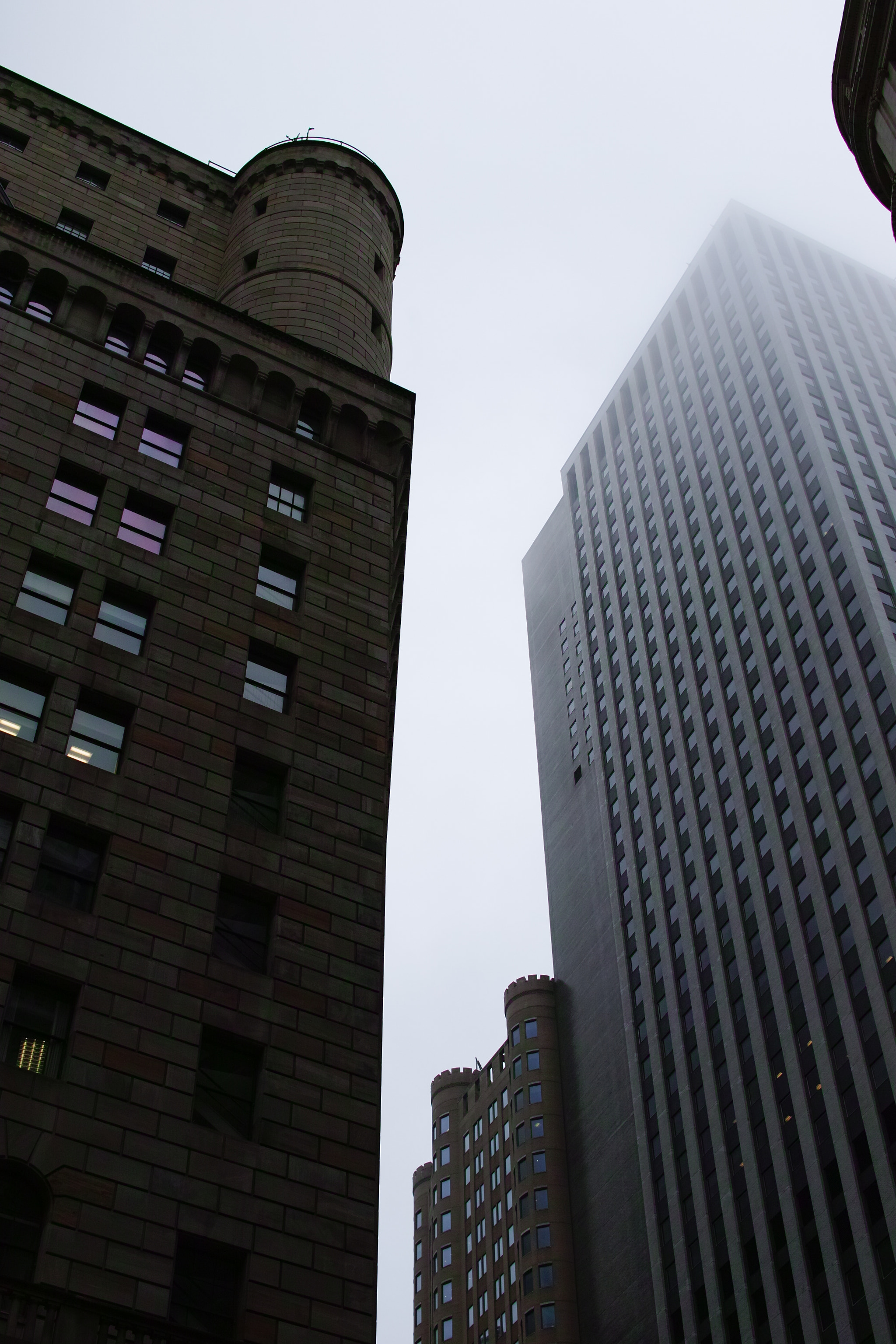 Sigma sd Quattro sample photo. Rain clouds in fidi photography