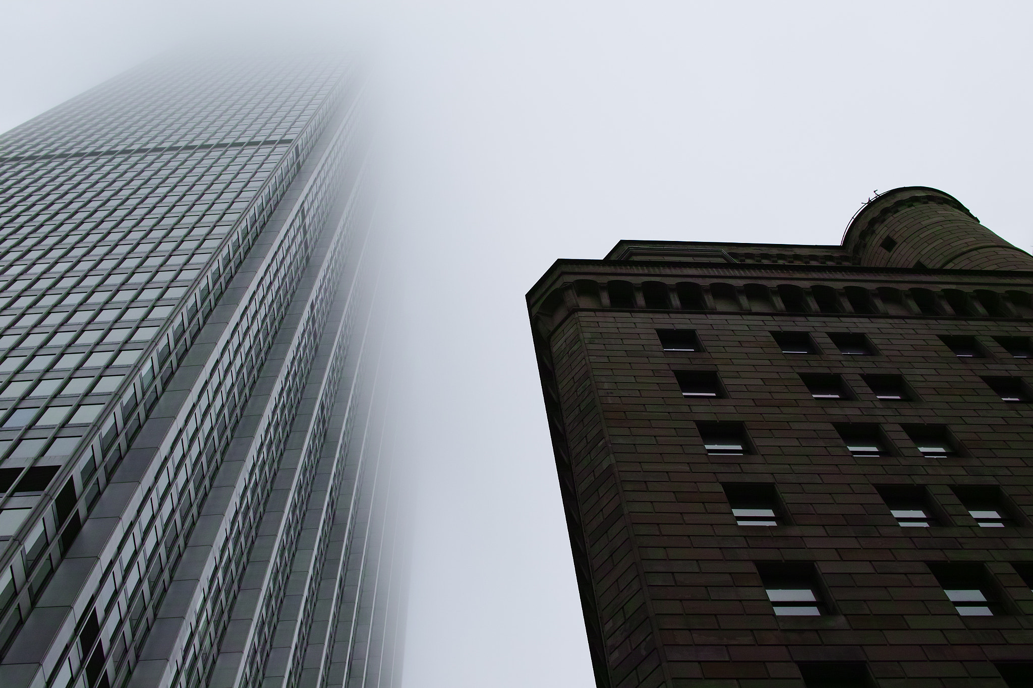 Sigma sd Quattro sample photo. Rain clouds in fidi photography
