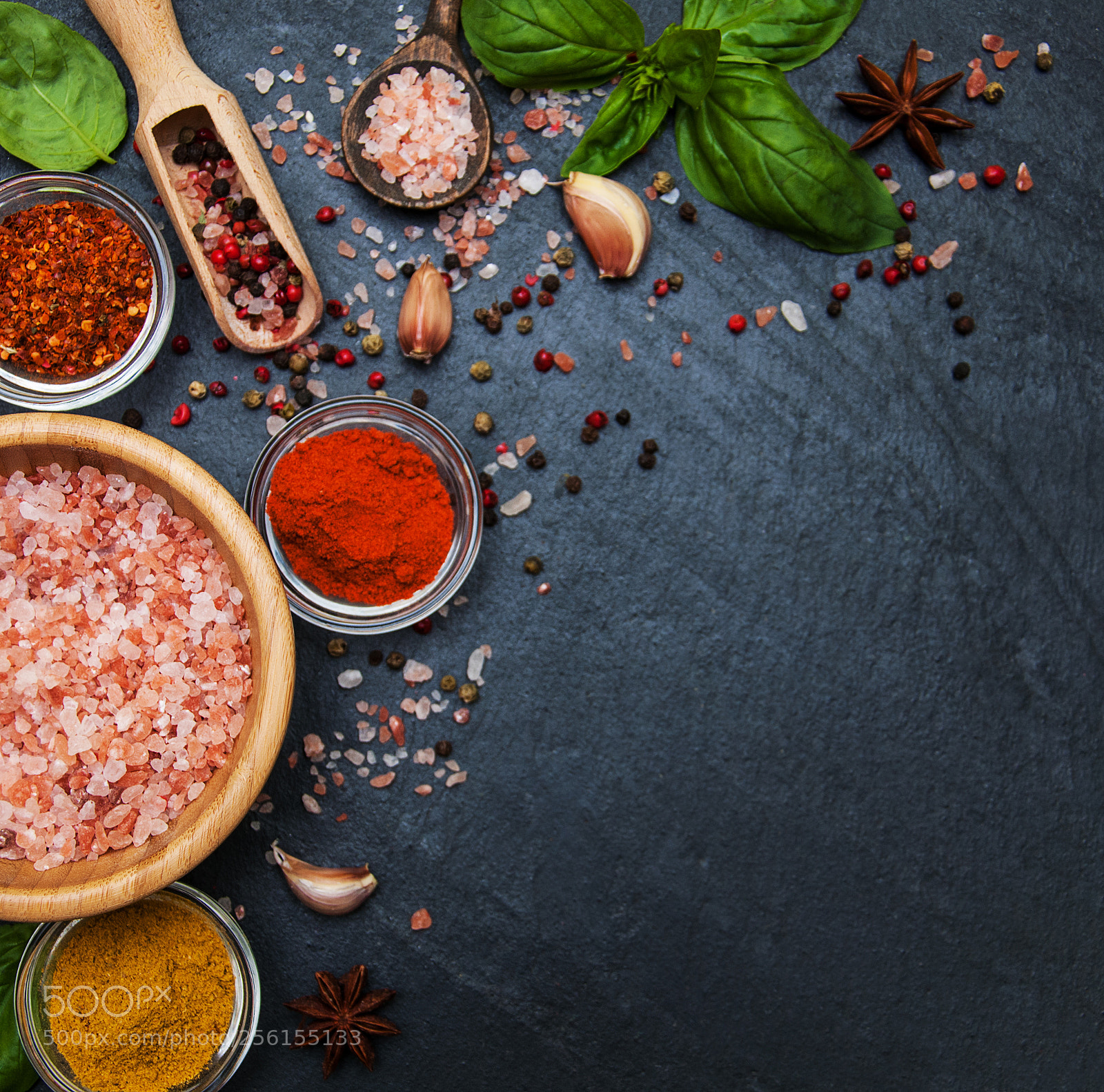 Nikon D90 sample photo. Different kind of spices photography