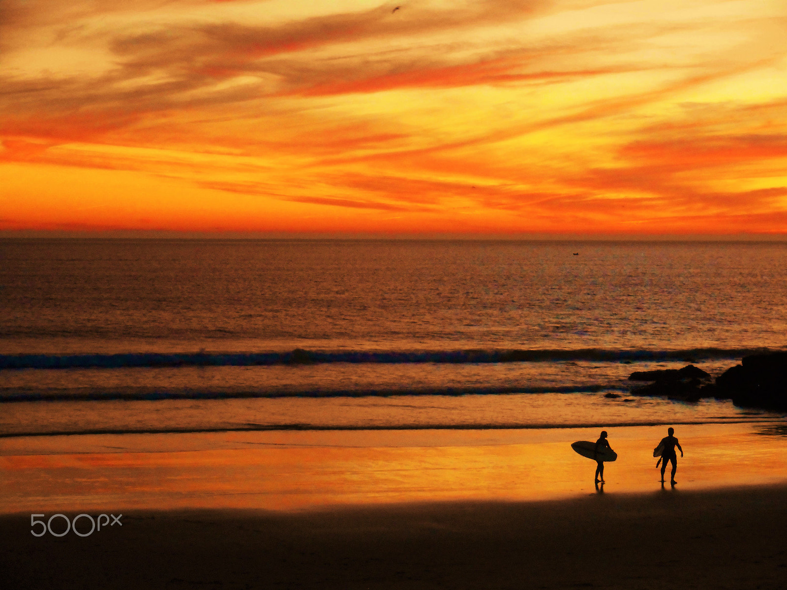 Nikon Coolpix S3700 sample photo. Sunset surfing in caparica, portugal photography