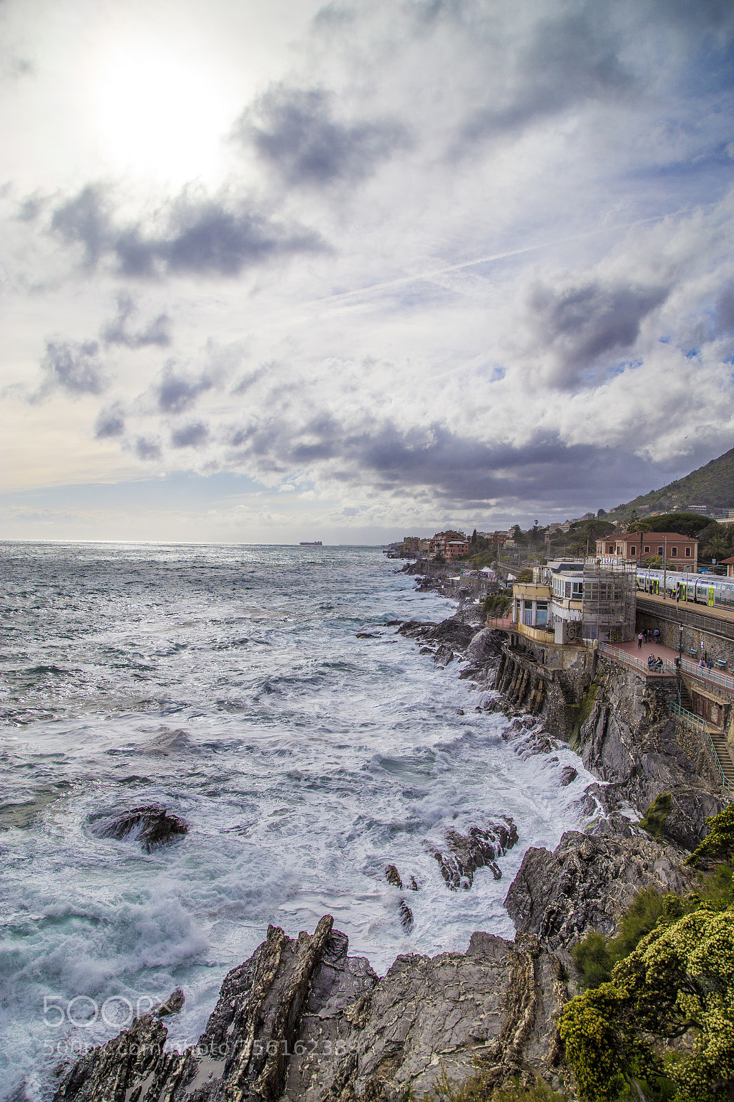 Canon EOS 6D sample photo. Nervi coast photography