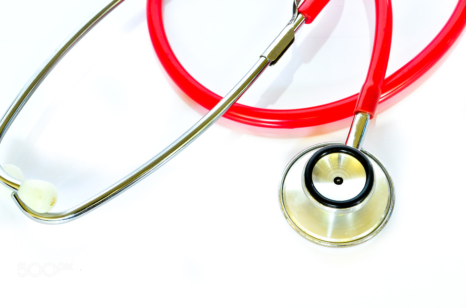 Nikon D7000 sample photo. Stethoscope, isolated on white photography