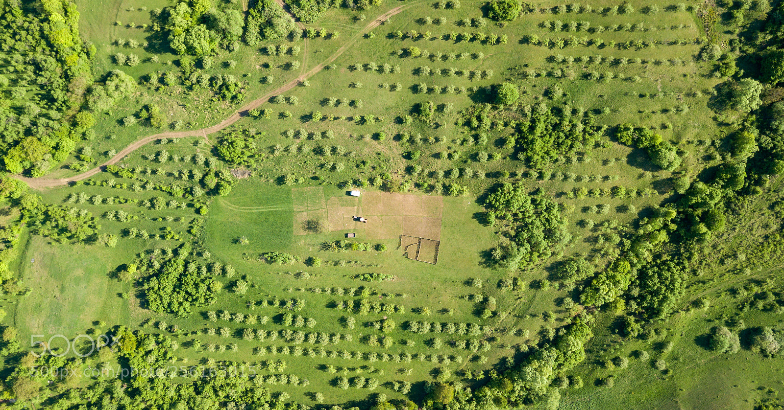 DJI FC220 sample photo. Sheepfold installation photography