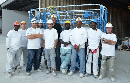 Nikon D5100 sample photo. Drywall finishers photography