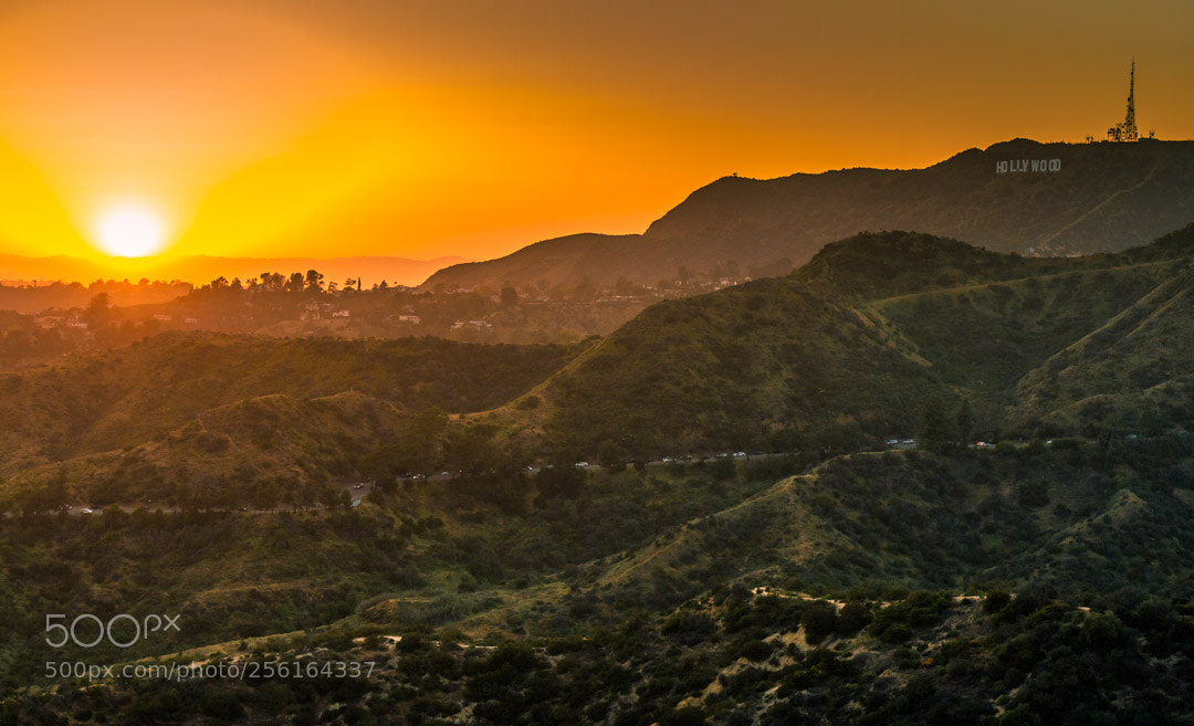 Canon EOS 7D sample photo. Hollywood sunset photography