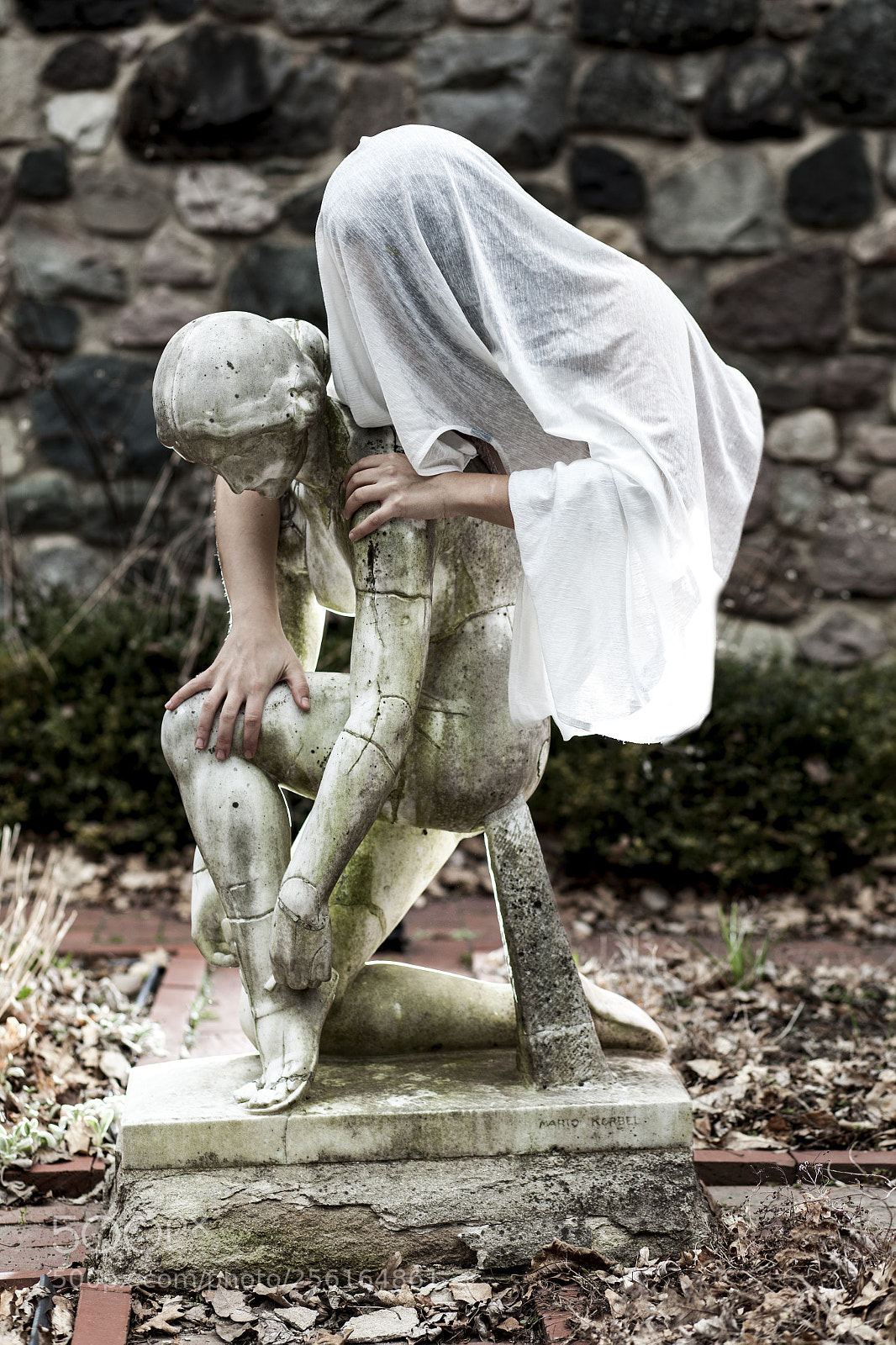Canon EOS 5D Mark II sample photo. Ghost in the garden photography