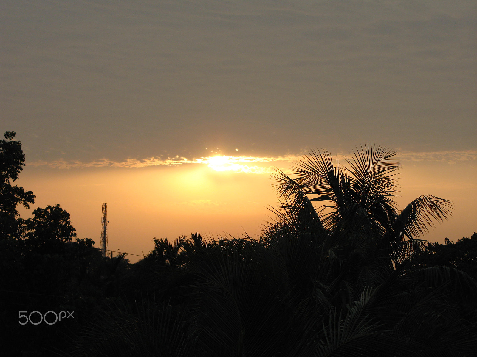 Canon POWERSHOT G7 sample photo. The rural sunset photography