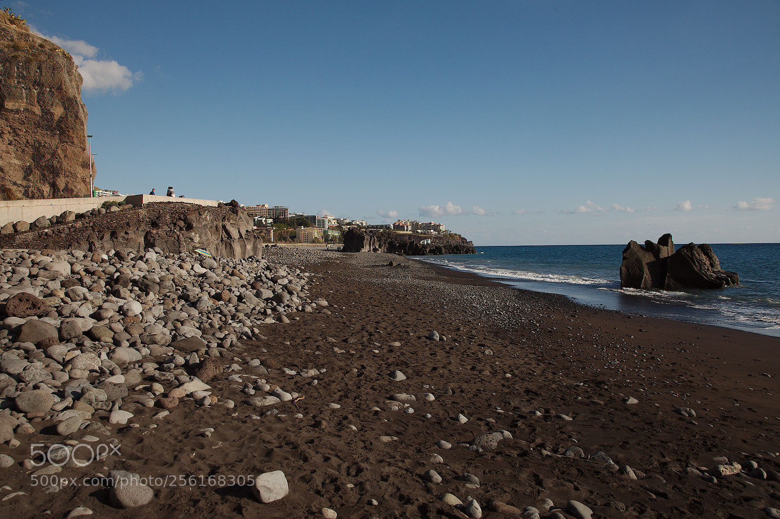 Canon EOS 5D Mark II sample photo. Black beach photography