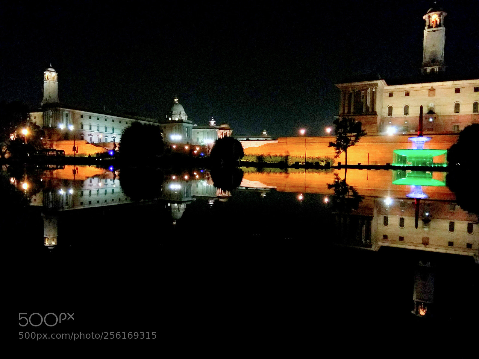 Xiaomi Redmi Note 4 sample photo. Reflection of the rashtrapati photography