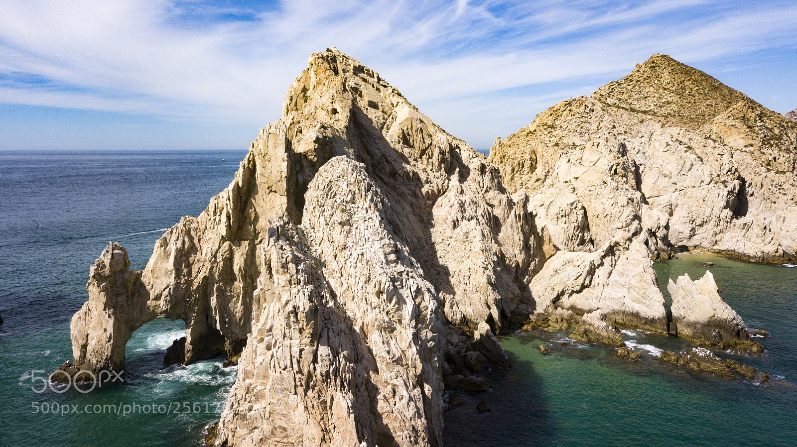 DJI FC220 sample photo. Coastline landscape in mexico photography