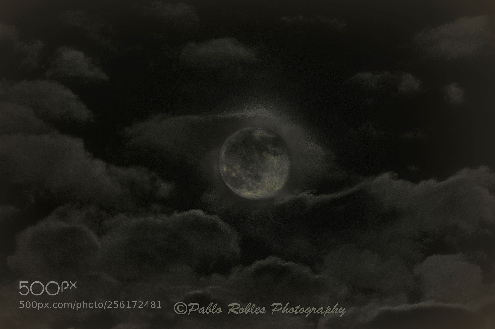 Canon PowerShot SX50 HS sample photo. The moon between clouds photography