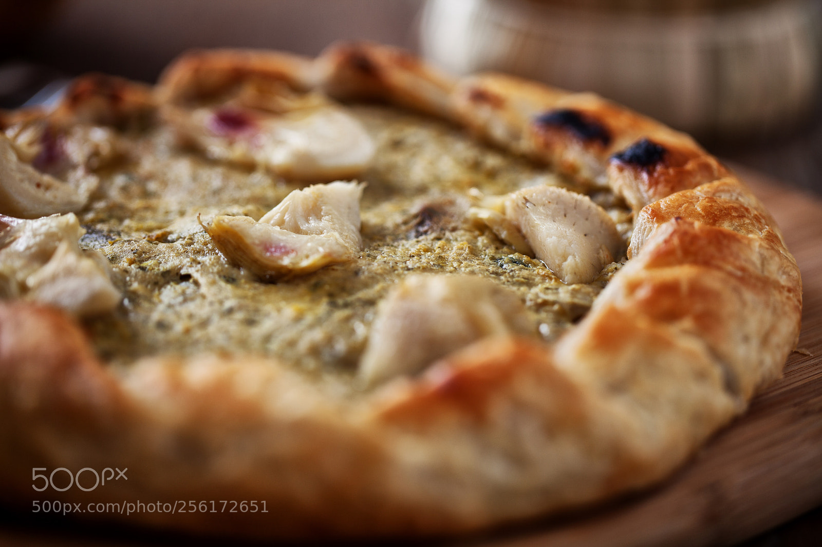 Canon EOS 5D Mark II sample photo. Artichoke flan photography