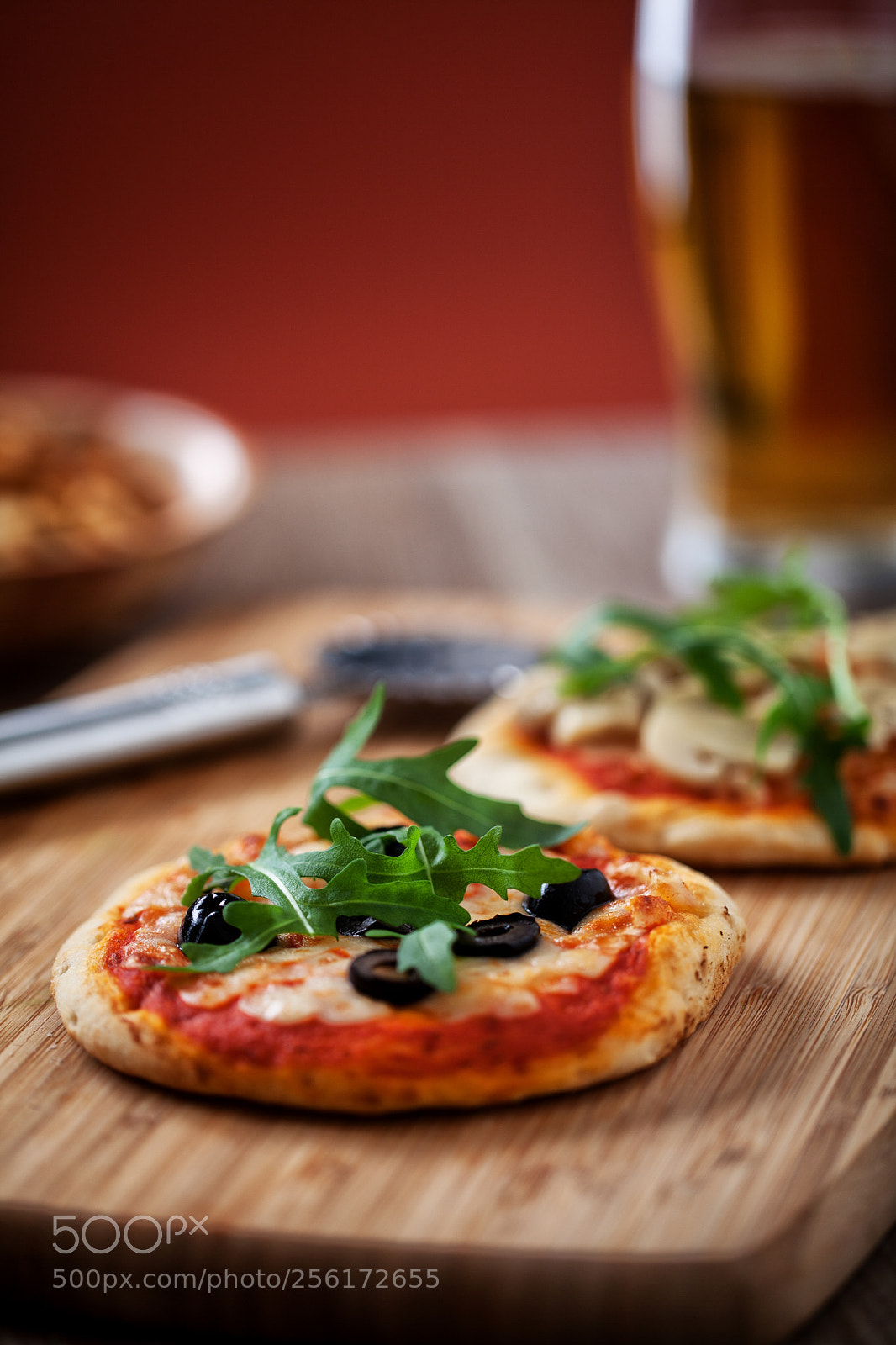 Canon EOS 5D Mark II sample photo. Mini pizza photography