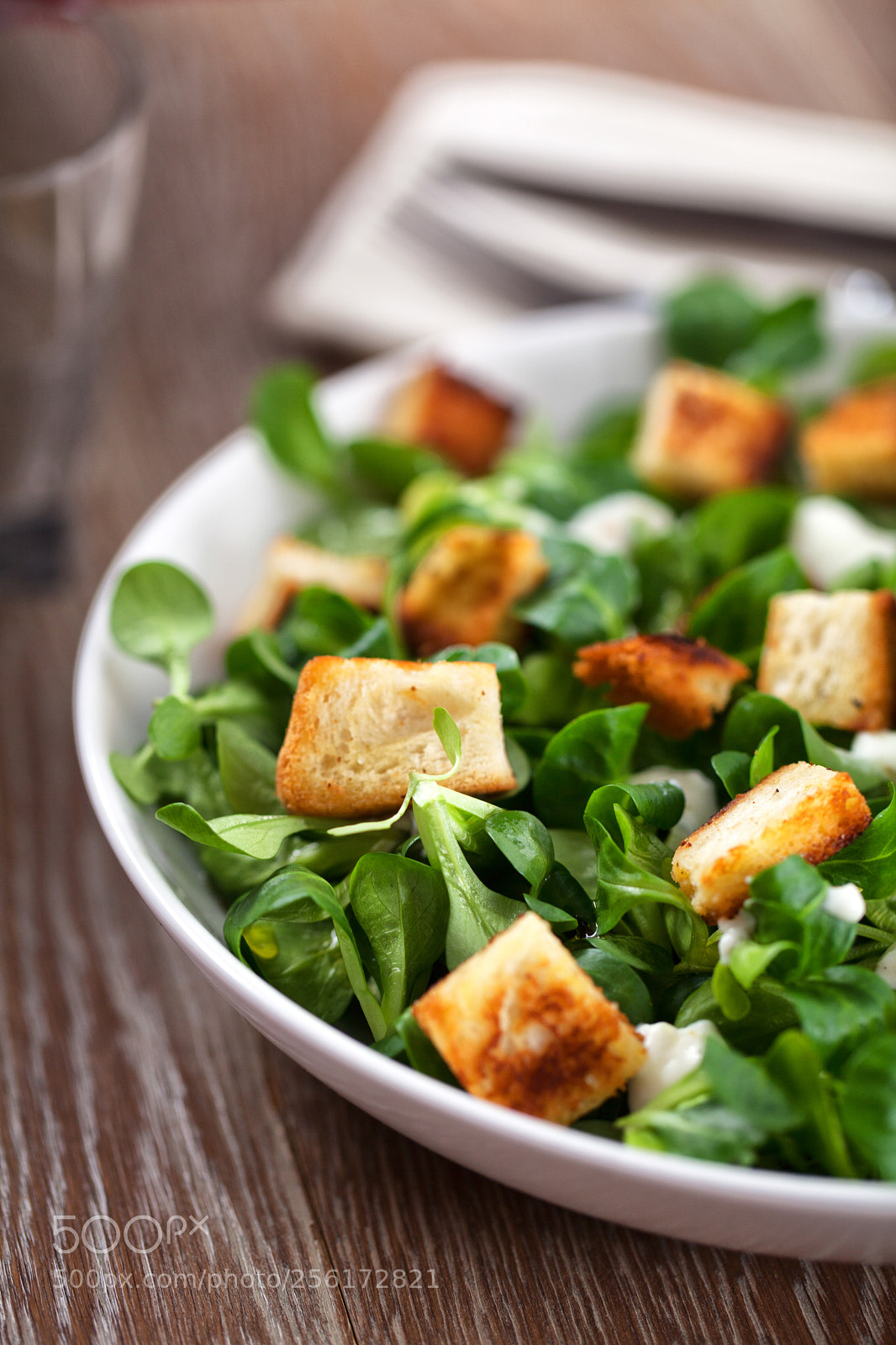 Canon EOS 5D Mark II sample photo. Caesar salad photography