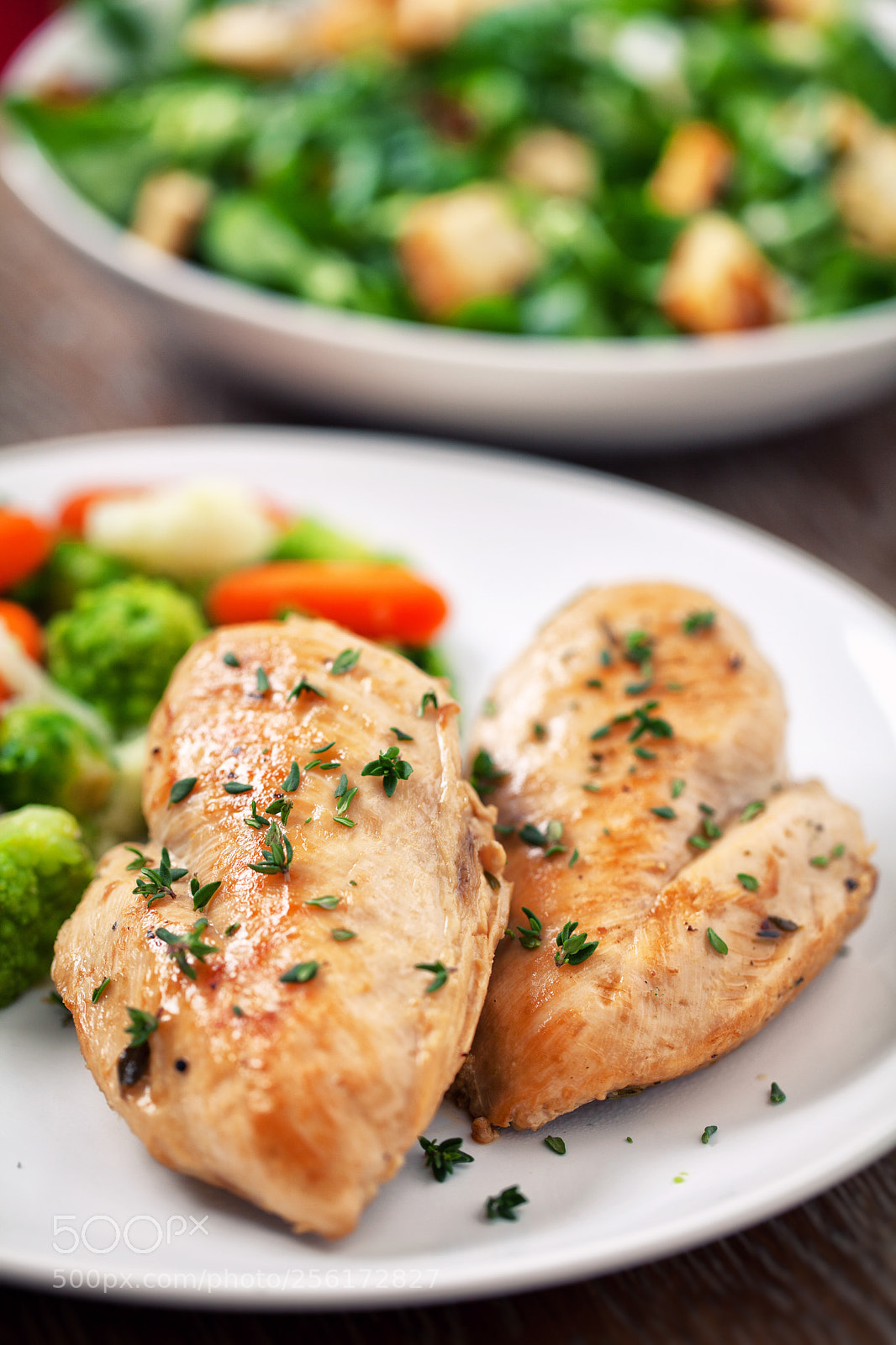 Canon EOS 5D Mark II sample photo. Grilled chicken breast with photography