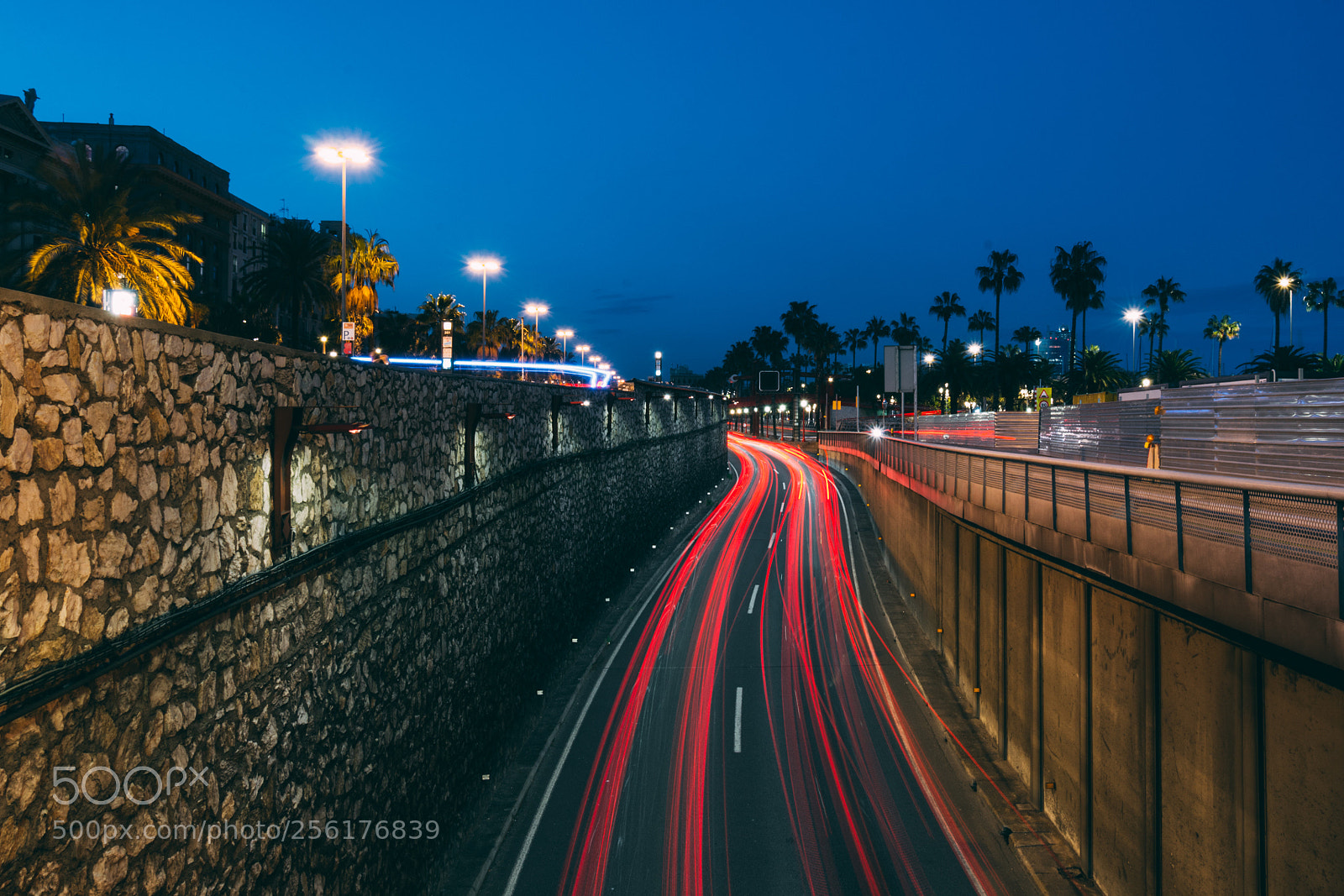 Nikon D3100 sample photo. The blue hour photography